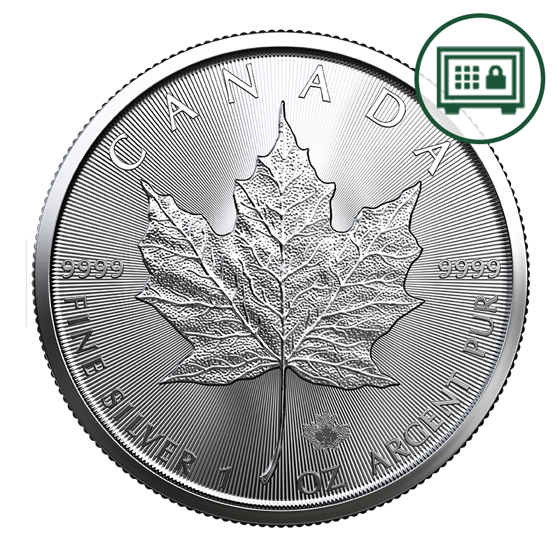 Image for 1 oz Silver Maple Leaf Coin (2023) - Secure Storage from TD Precious Metals